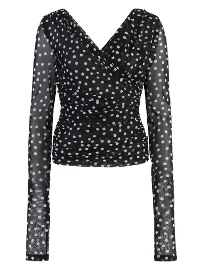 DOLCE & GABBANA WOMEN'S TULLE TOP