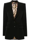 Dolce & Gabbana `turlington` Jacket In Black