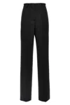 Dolce & Gabbana Grey Flared Trouser In Black