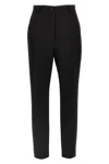 Dolce & Gabbana Turned-up Hem Tailored Trousers In Black