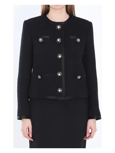 DOLCE & GABBANA WOMEN'S TWEED BLAZER