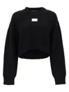 Dolce & Gabbana Wool And Cashmere Cropped Pullover In Black
