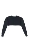 Dolce & Gabbana Black Viscose Blend Cardigan
