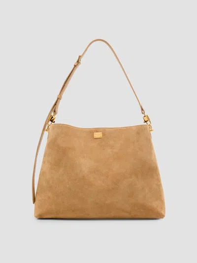 Dolce & Gabbana Handbag Woman Color Dove Grey In Brown