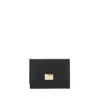 Dolce & Gabbana Dauphine Calfskin French-flap Wallet In Black