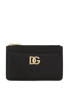 Dolce & Gabbana Dolce  Gabbana Logo-plaque Card Holder In Black