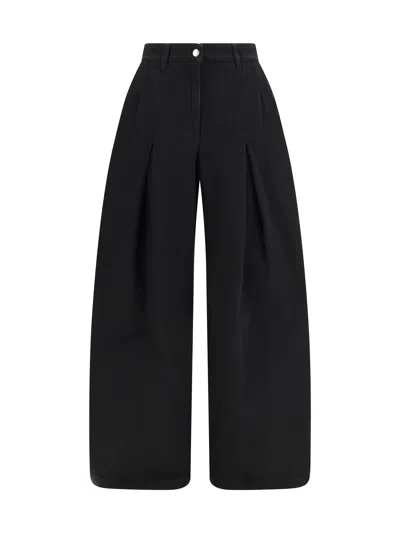 DOLCE & GABBANA DOLCE & GABBANA WOMEN WIDE-LEG COTTON JEANS