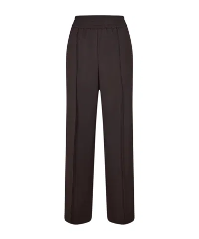 Dolce & Gabbana Women's Wide Leg Trousers In Black