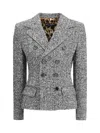 Dolce & Gabbana Women Wool Blazer In Gray