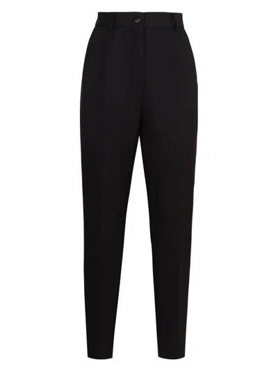 DOLCE & GABBANA WOMEN'S WOOL BLEND PANT