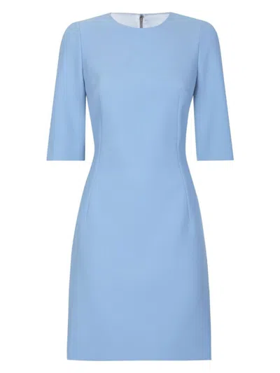 DOLCE & GABBANA WOMEN'S WOOL CREPE DRESS