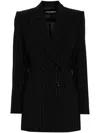 Dolce & Gabbana Woman Blazer Dark Brown Size 6 Virgin Wool In Black