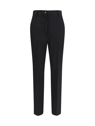 Dolce & Gabbana Women Wool Tailored Pants In Black