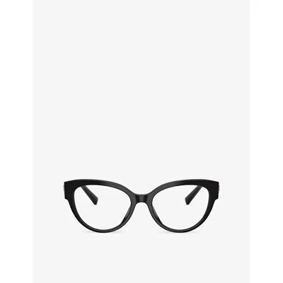 Dolce & Gabbana Womens Black Dg3440 Cat-eye Acetate Eyeglasses