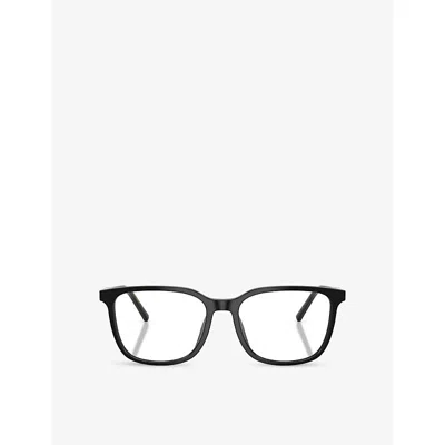Dolce & Gabbana Womens Black Dg3445 Square-frame Acetate Eyeglasses