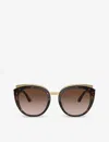 Dolce & Gabbana Dg4383 Butterfly-frame Acetate Sunglasses In Brown
