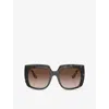 Dolce & Gabbana Womens Dg4414 Square-frame Acetate Sunglasses Brown In Brown