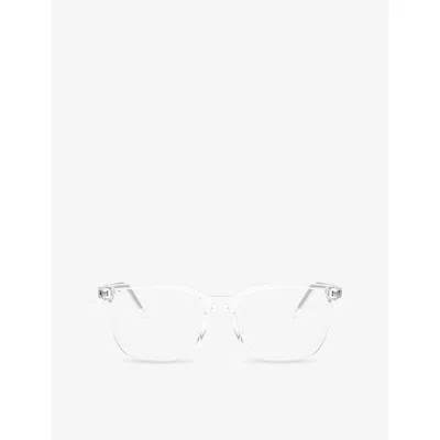 Dolce & Gabbana Womens Dg3445 Square-frame Acetate Eyeglasses Clear