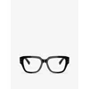 Dolce & Gabbana Womens Black Dg3405 Square-frame Optical Glasses In Black