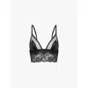 Dolce & Gabbana Lace Longline Bralette In Nero