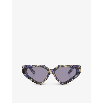 Dolce & Gabbana Womens Multi-coloured Dg4469 Cat-eye Tortoiseshell Acetate Sunglasses