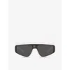 Dolce & Gabbana Dg6177 Rectangle-frame Nylon Sunglasses In White