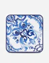 Dolce & Gabbana Medium Mediterranean-print Tray In Multicolor