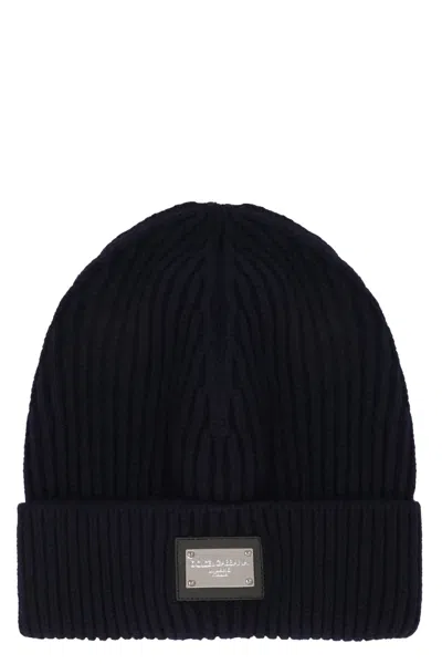 Dolce & Gabbana Wool And Cashmere Hat In Blue