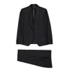 Dolce & Gabbana Wool And Silk Suit Men In Black