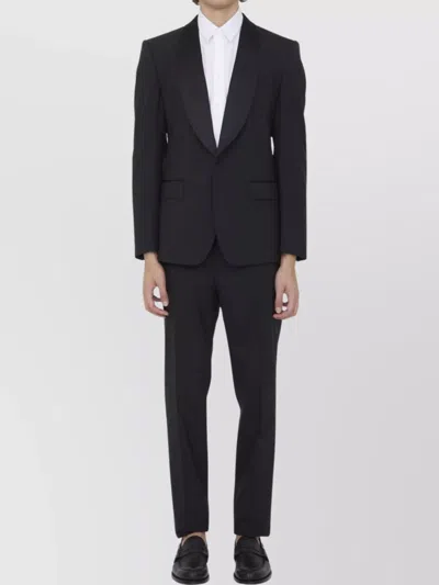 Dolce & Gabbana Wool And Silk Tuxedo In Black