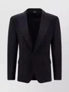 Dolce & Gabbana Wool And Silk Tuxedo Jacket In Blue