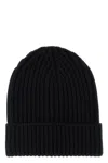 Dolce & Gabbana Wool Beanie Hats Black In Black