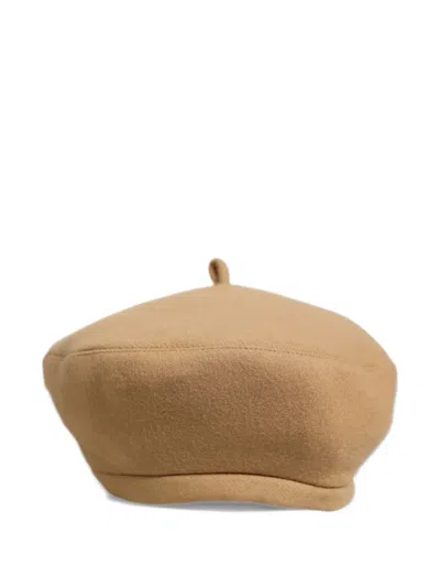 Dolce & Gabbana Wool Beret In Brown