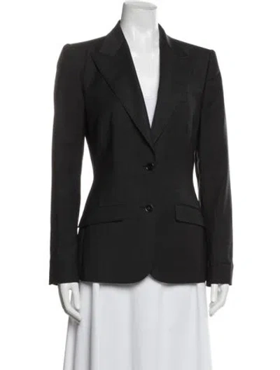 Pre-owned Dolce & Gabbana Wool Blazer In Black