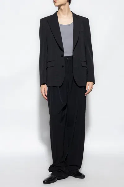 Dolce & Gabbana Wool Blazer In Black