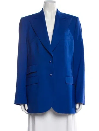 Pre-owned Dolce & Gabbana Wool Blazer In Blue