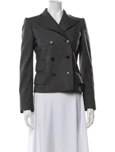 Pre-owned Dolce & Gabbana Wool Blazer In Grey