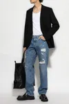 Dolce & Gabbana Wool Blazer In Nero