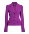 Dolce & Gabbana Wool Blazer In Purple
