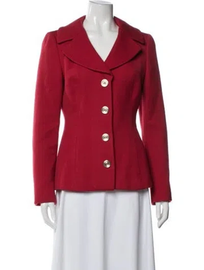 Pre-owned Dolce & Gabbana Wool Blazer In Red