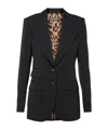 Dolce & Gabbana Turlington Tailored Jacket Single Breasted Lapels In Black