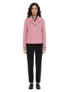 Dolce & Gabbana Wool Blend Blazer In Pink