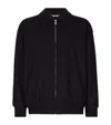 Dolce & Gabbana Logo-plaque Zip-up Bomber Jacket