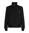 Dolce & Gabbana Jacket With Logo Plaque In Black