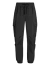 Dolce & Gabbana Wool Canvas Cargo Trousers In Black