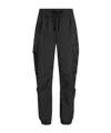 Dolce & Gabbana Wool Canvas Cargo Trousers In Black