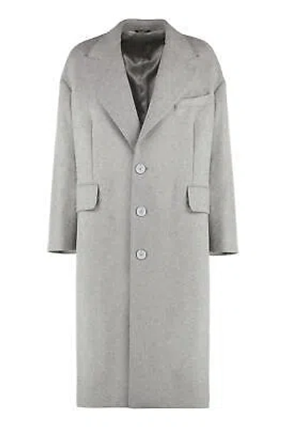Pre-owned Dolce & Gabbana Wool Blend Coat In Gray