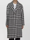 Dolce & Gabbana Dolce&gabbana Houndstooth Double Breasted Coat In Black