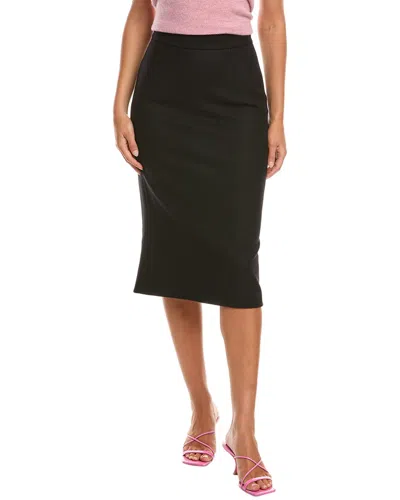 Dolce & Gabbana Wool-blend Pencil Skirt In Black