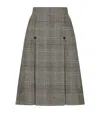Dolce & Gabbana Pied De Poule Midi Skirt